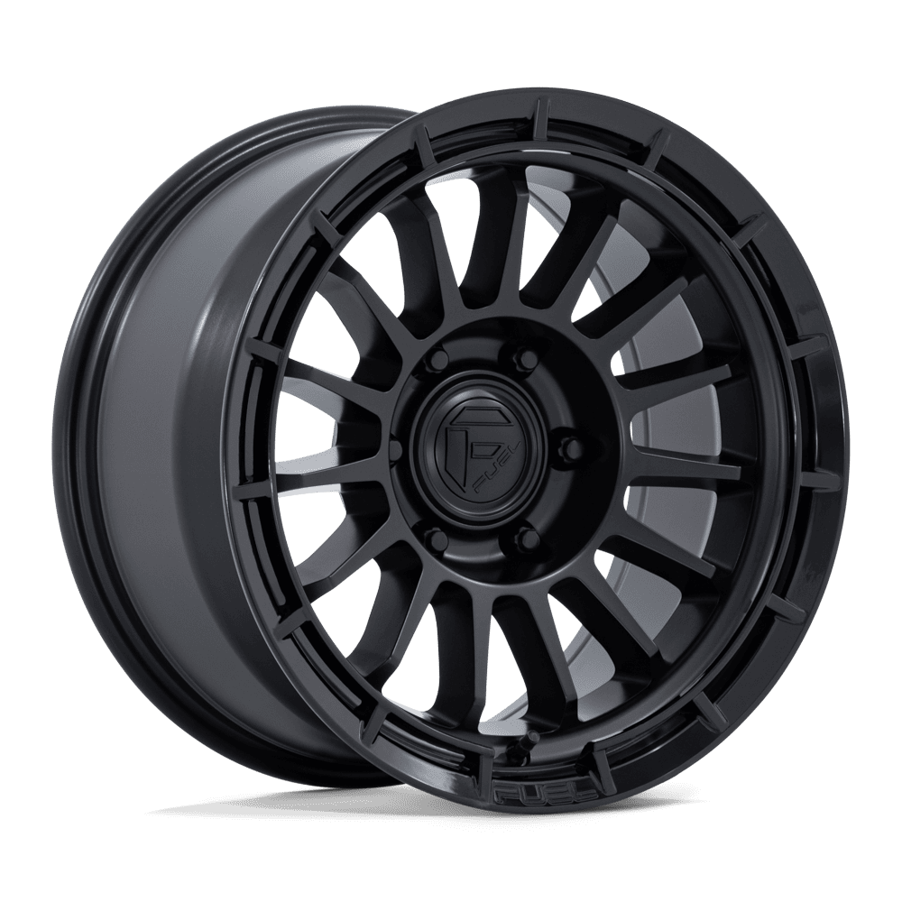 FUEL 1PC FC905 ASCEND 17X9 1 6X139.7 MATTE BLACK W/ GLOSS BLACK LIP