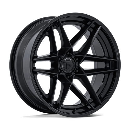 Fuel FC408 FLIGHT - 22x10 -18mm 6x135 MATTE BLACK W/ GLOSS BLACK LIP Wheel | FC408MB22106318N