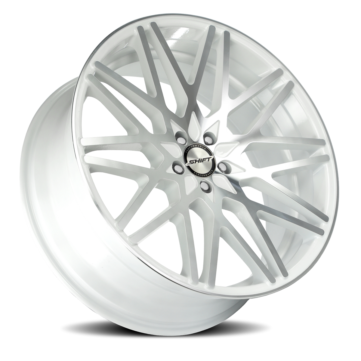 SHIFT H32 FORMULA 18X8.5 35MM 5X114.3 WHITE MACHINED | H32851435WM