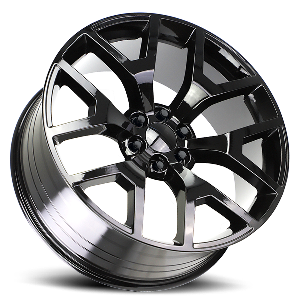 Strada Wheel Replicas GMC Sierra R150 22x9 31 6x139.7 Gloss Black