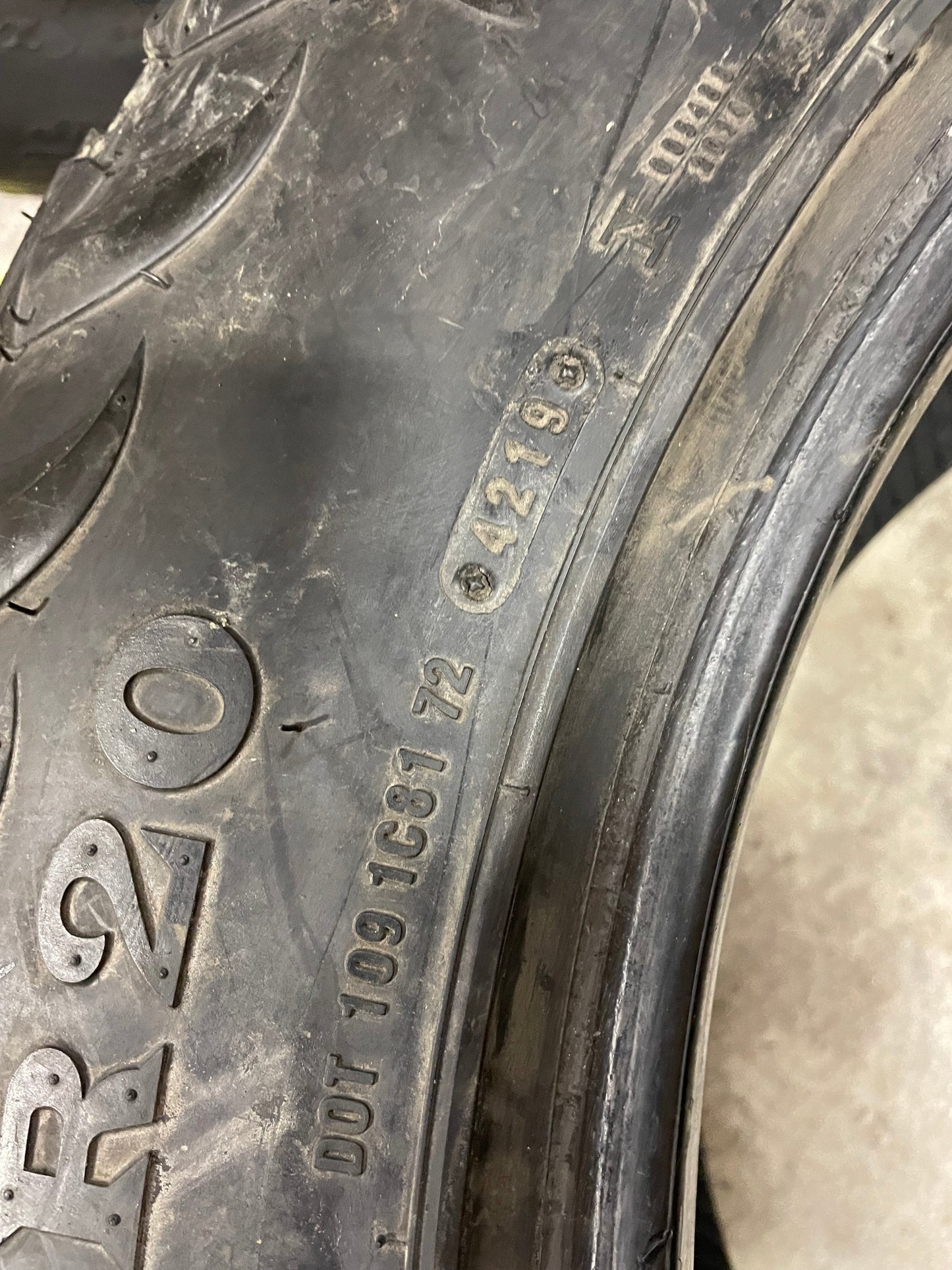 SINGLE 35X12.50R20 Zeetex MT 1000 121 E - Used Tires