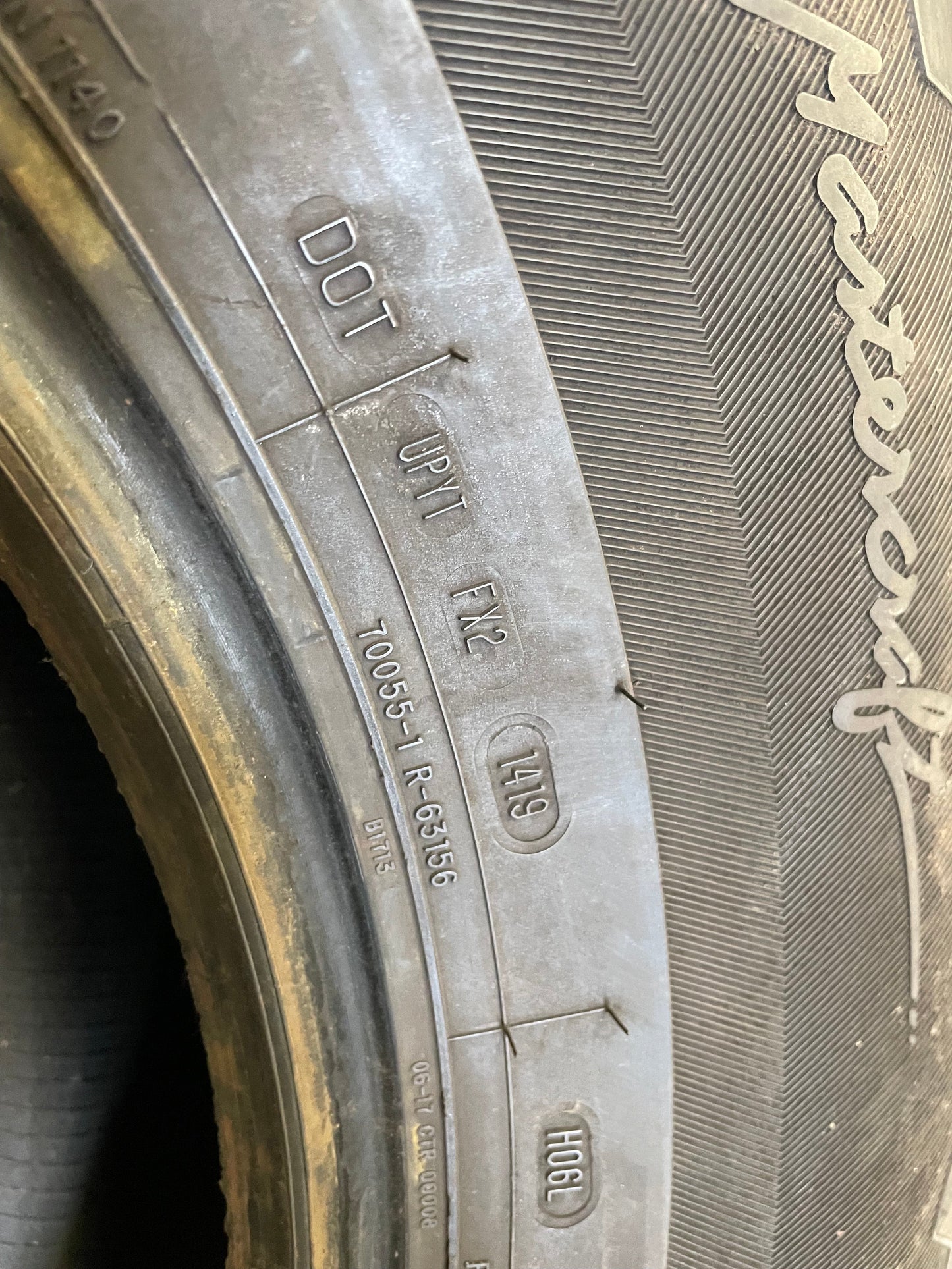 SINGLE 285/75R18 MasterCraft Courser ATX 129/126 S E - Used Tires