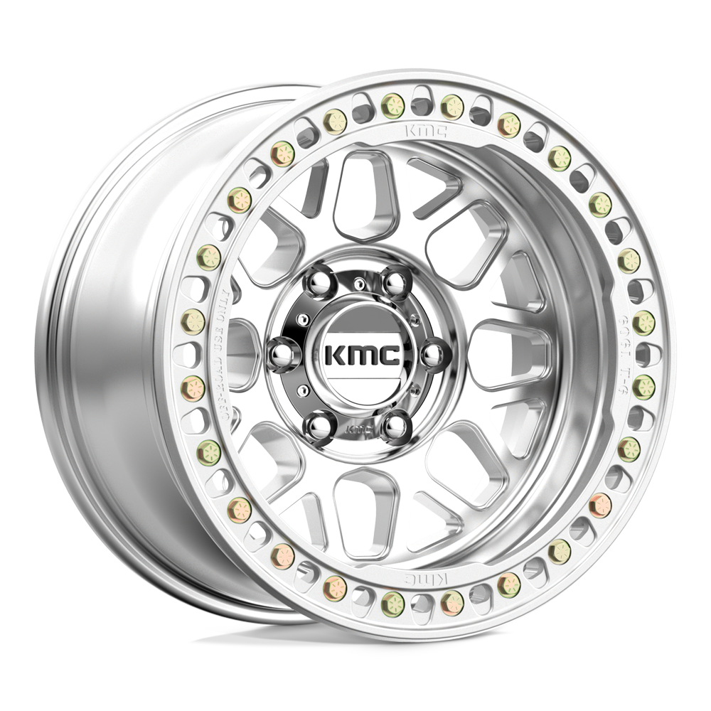 Kmc KM235 GRENADE CRAWL BEADLOCK - 17x9 -38mm 6x135 MACHINED Wheel | KM23579063538N