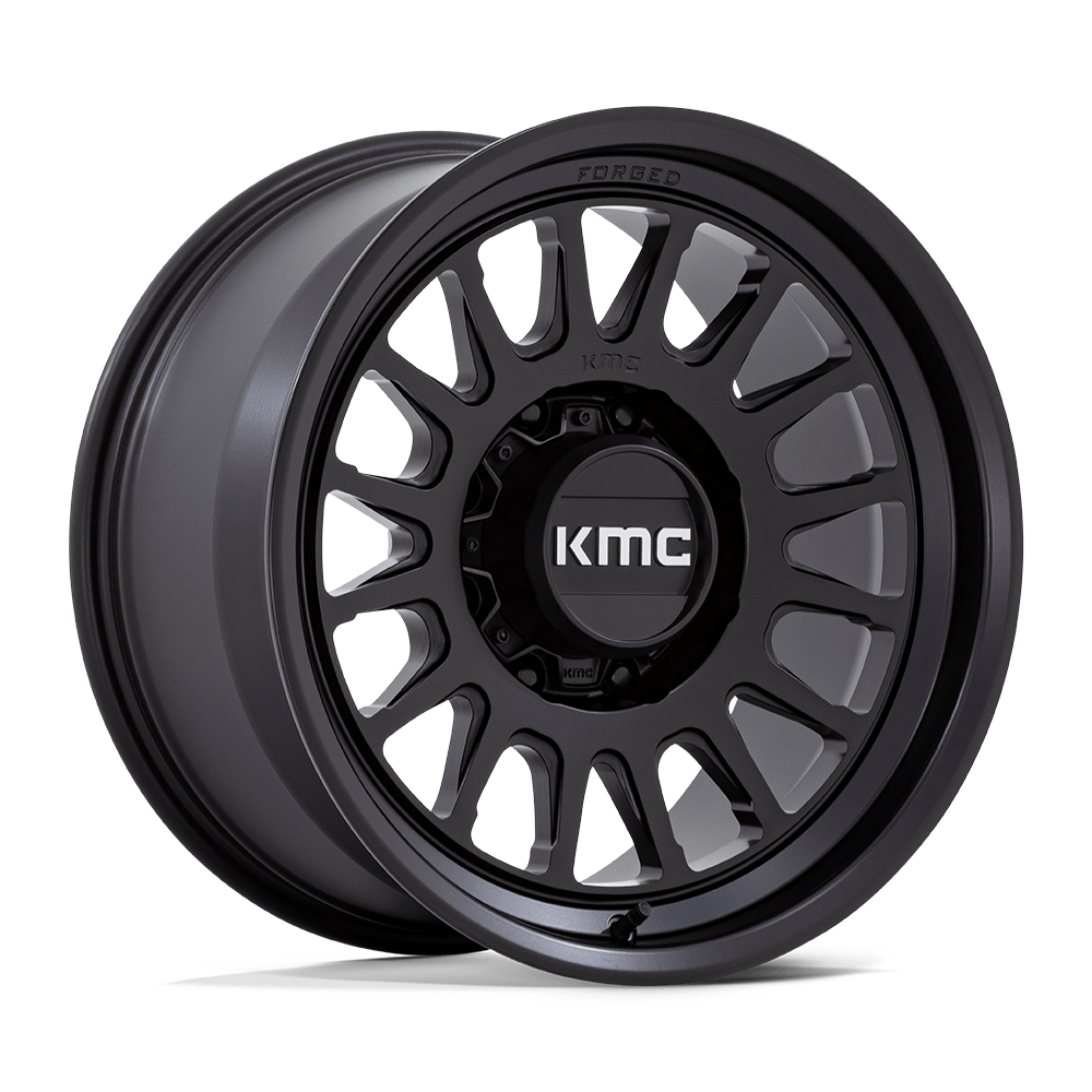 KMC KM452 IMPACT FORGED MONOBLOCK 18x9 0 8x170 SATIN BLACK