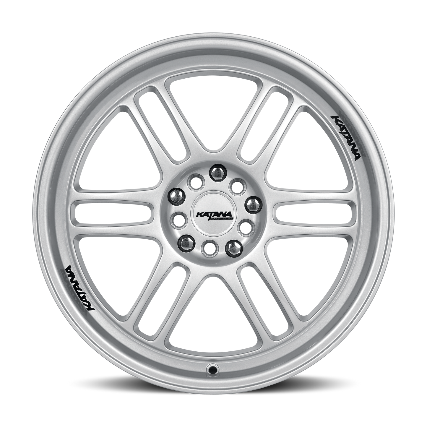 KATANA RACING KR02 18X8 40 5X112/5X114.3 GLOSSY SLIVER