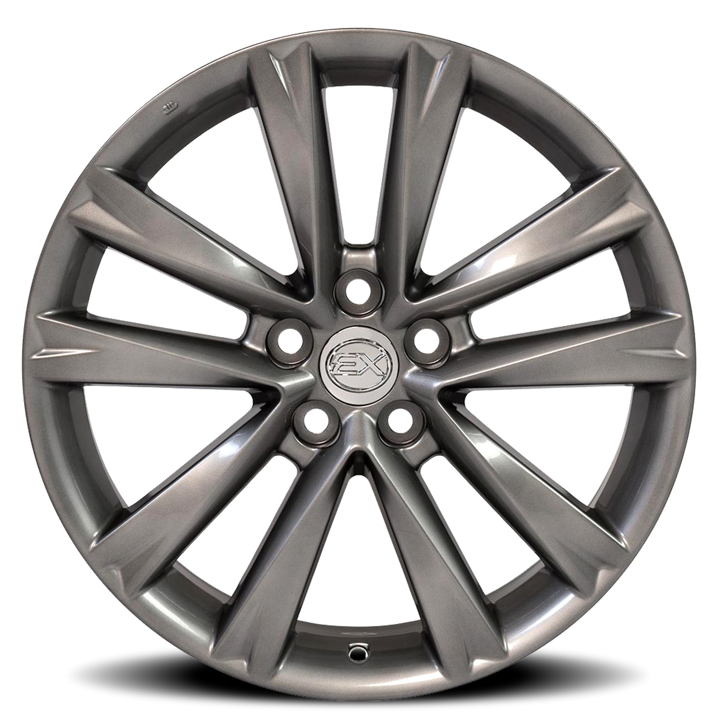 19" Replica Wheel LX24 Fits Lexus 19x7.5 Hyper Silver Wheel