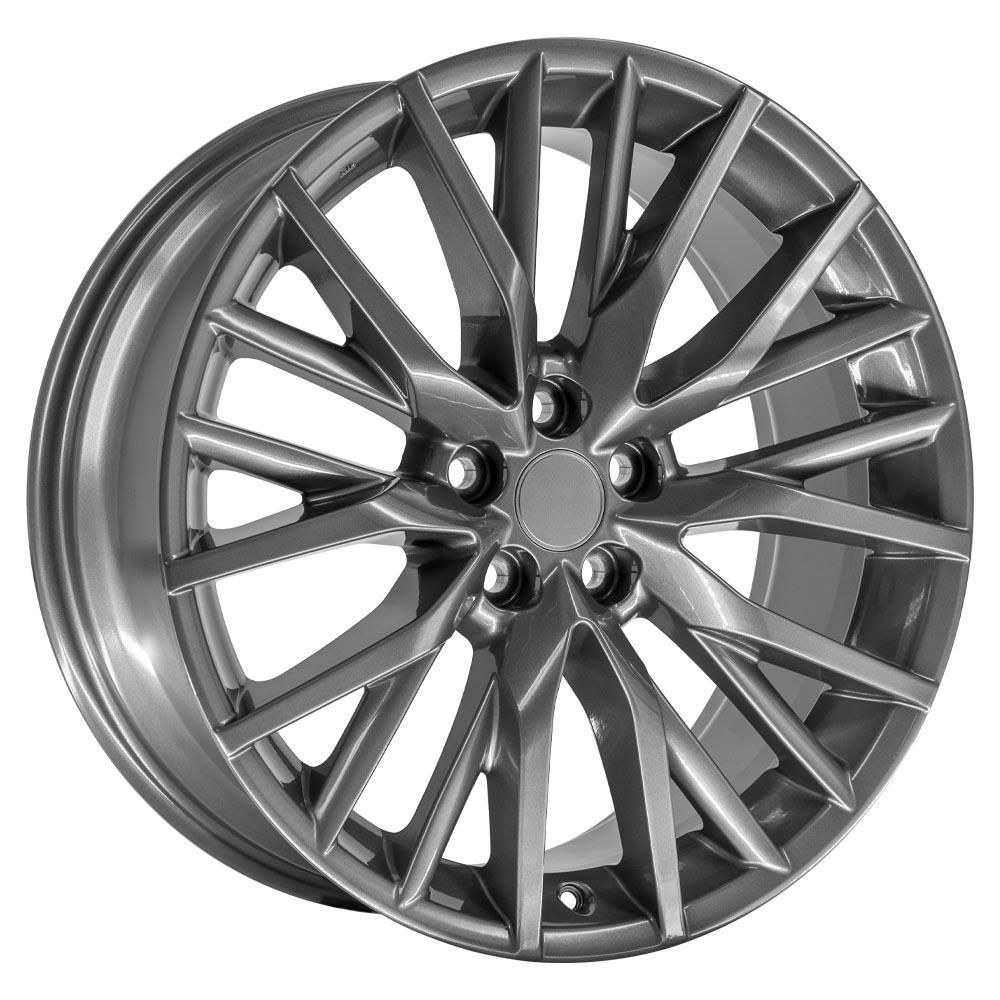 20" Replica Wheel LX59 Fits Lexus 20x8 Hyper Silver Wheel