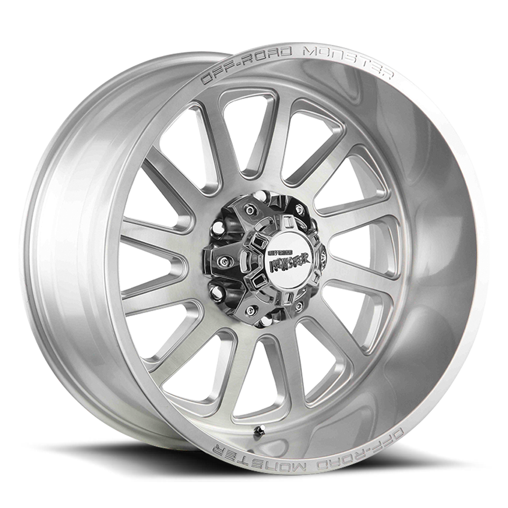 OFF ROAD MONSTER M17 M17 17X9 0MM 5X127 BRUSHED FACE SILVER | M17752700BFS