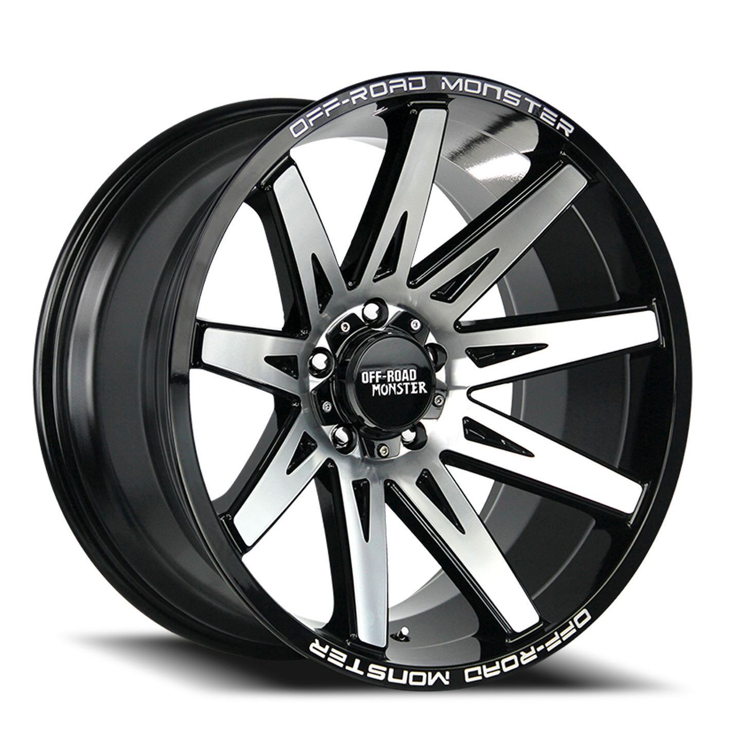 OFF ROAD MONSTER M25 M25 22X12 NEG 44MM 6X139.7 GLOSS BLACK MACHINED | M25212639N44GBM