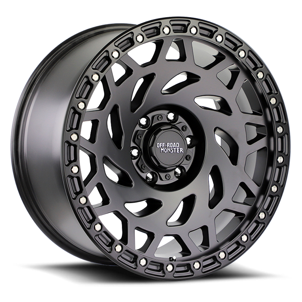 OFF ROAD MONSTER M50 M50 20X9.5 NEG 12MM 6X139.7 GLOSS BLACK BLACK RING | M500639N12GBBR