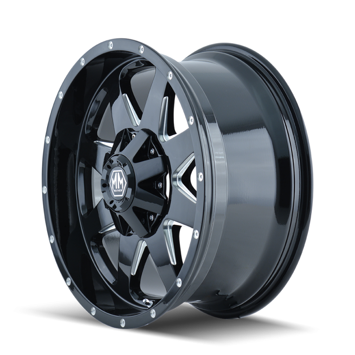 Mayhem 8040 Tank 18x9 -12 5x150/5x139.7(5x5.5) Black and Milled