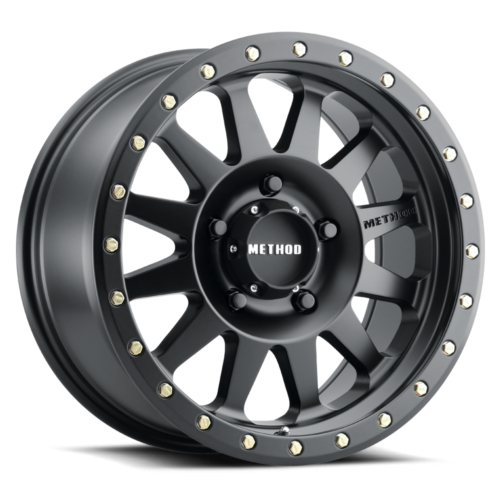 Method 304 17x8.5 5x127 (5x5) 0mm Double Standard Matte Black MR30478550500