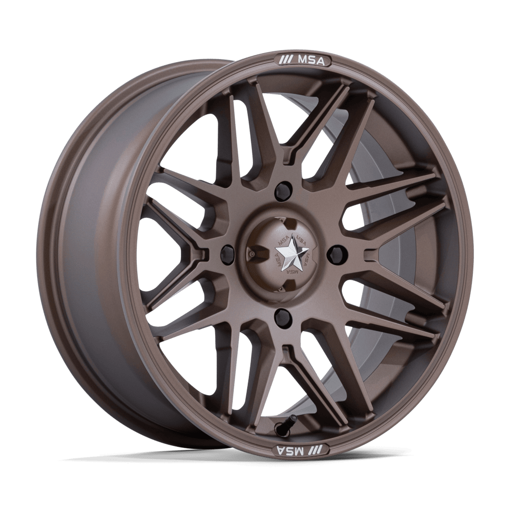 MSA OFFROAD WHEELS M52 RADAR UTV 16X7 10 4X110 MATTE BRONZE