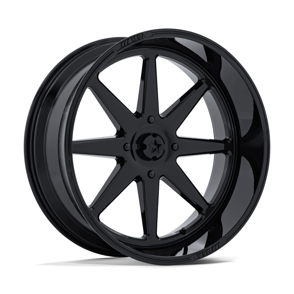 MSA OFFROAD WHEELS M54 SPARK UTV 24X10 -25 4X137 GLOSS BLACK