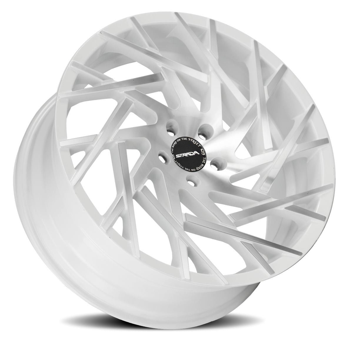 STRADA S64 NIDO 20X8.5 35MM 5X114.3 WHITE MACHINED | S64051435WM