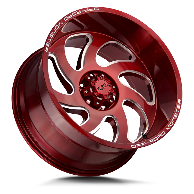 OFF ROAD MONSTER M07 M07 20X10 NEG 19MM 8LUG BLANK CANDY RED | M070800N19R