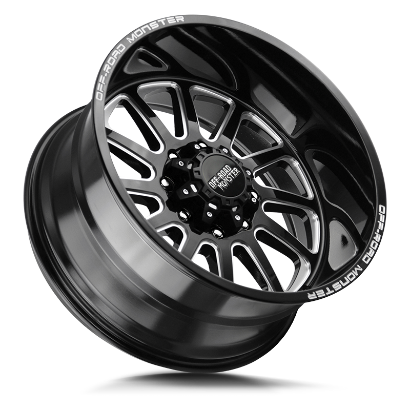 OFF ROAD MONSTER M17 M17 22X12 NEG 44MM 8LUG BLANK GLOSS BLACK MILLED | M17212800N44GBML