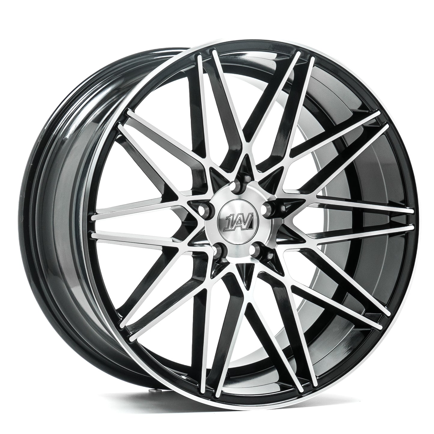 1AV ZX4 22x10.5 38 5x120 BLACK AND POLISHED FACE