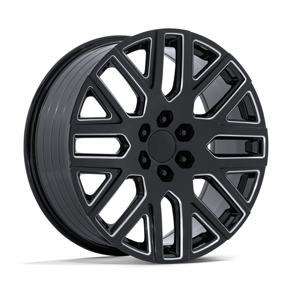 PERFORMANCE REPLICAS PR231 24X10 31 6X139.7 GLOSS BLACK MILLED