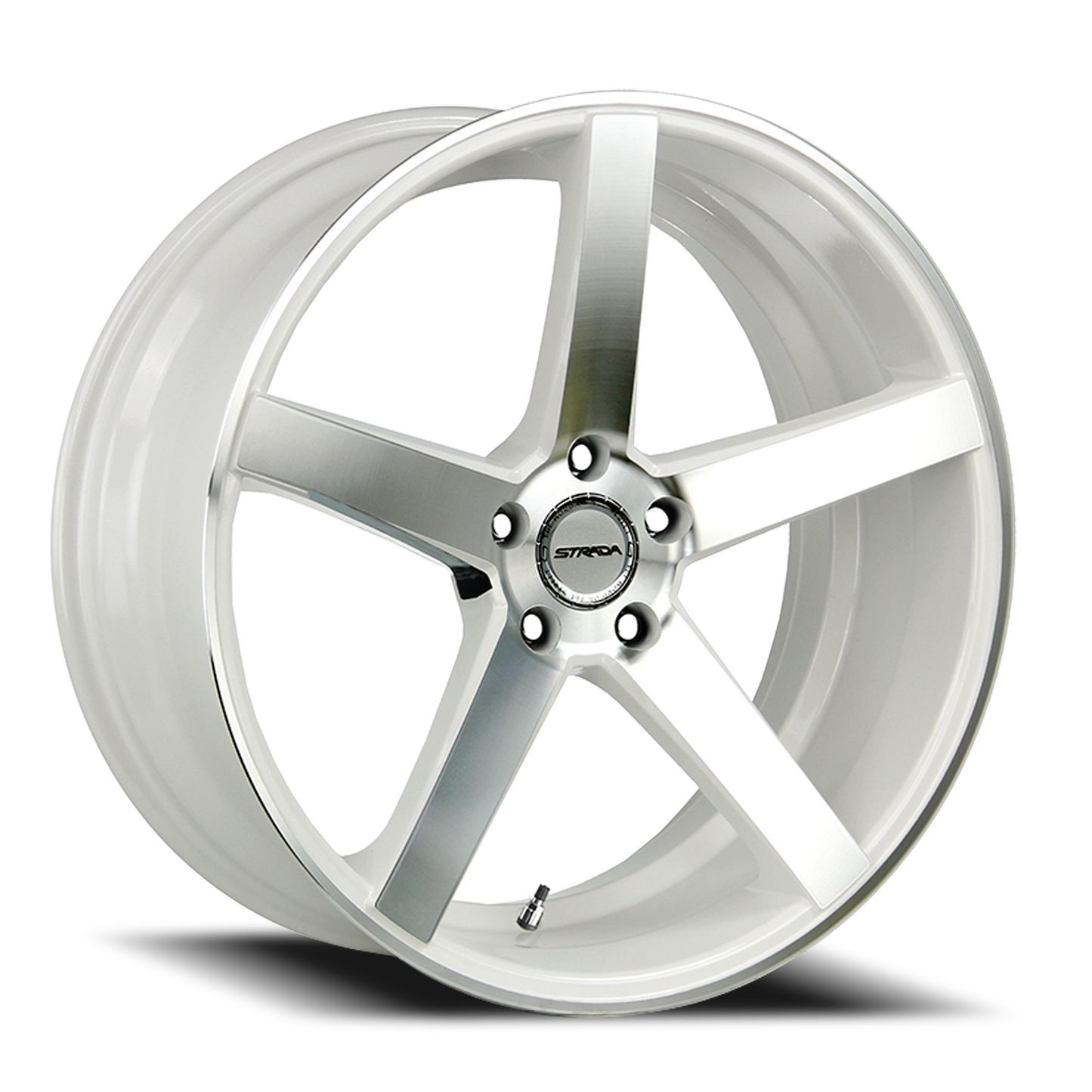 STRADA S35 PERFETTO 20X8.5 35MM 5X114.3 WHITE MACHINED | S35051435WM