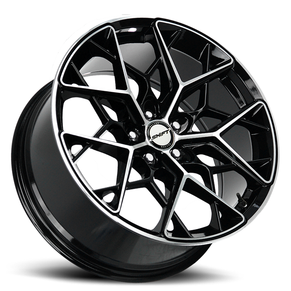 SHIFT H35 PISTON 18X8.5 35MM 5X108 GLOSS BLACK MACHINED | H35850835GBM