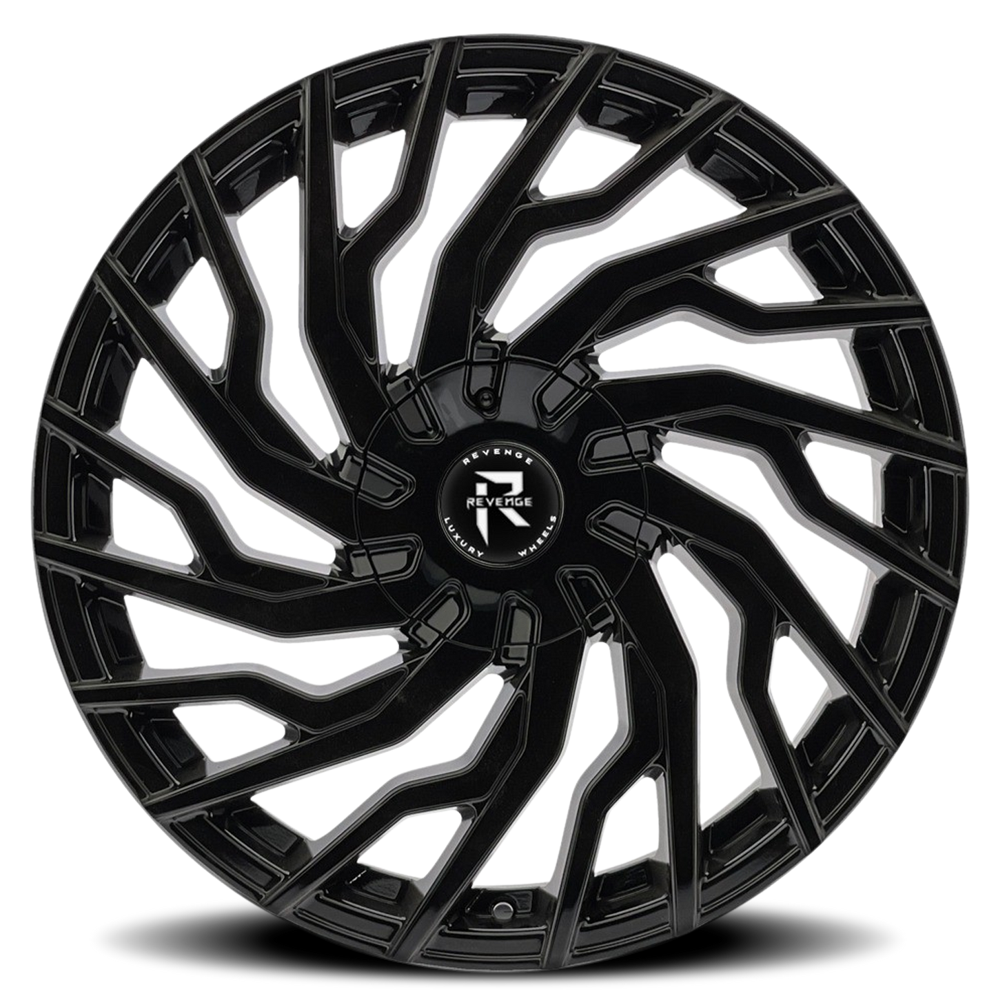REVENGE LUXURY RL-101 22X8.5 35 5X120/5X114.3 GLOSS BLACK