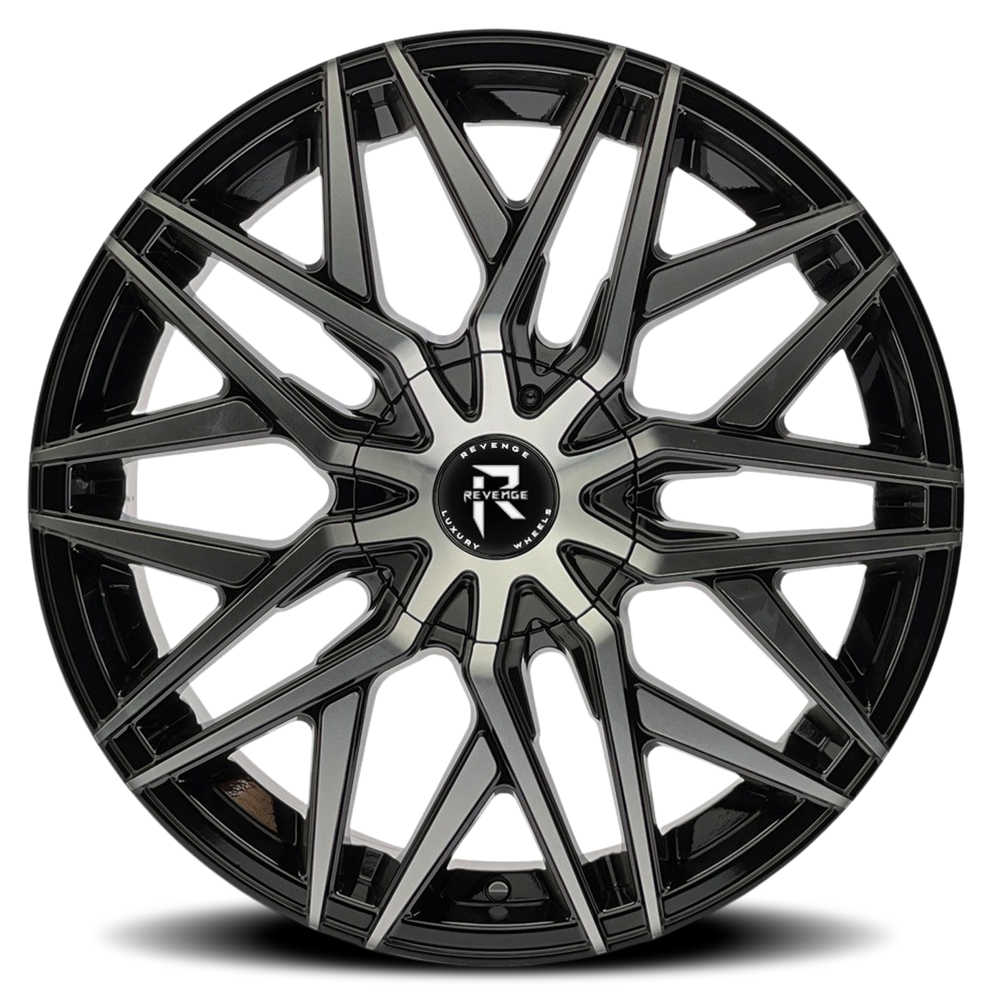 REVENGE LUXURY RL-104 20X8.5 35 5X120/5X114.3 BLACK MACHINED