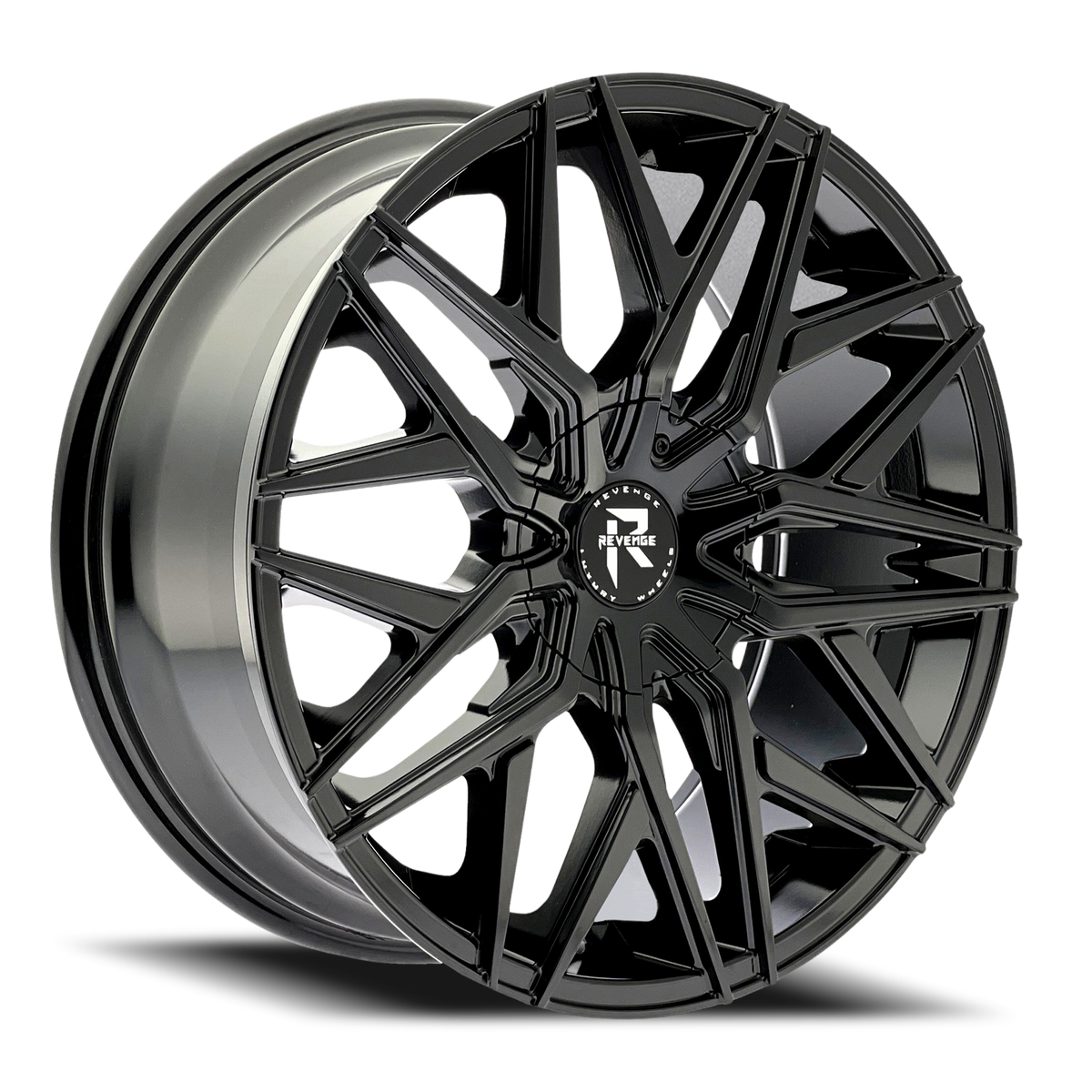 REVENGE LUXURY RL-104 18X8 35 5X120/5X114.3 GLOSS BLACK