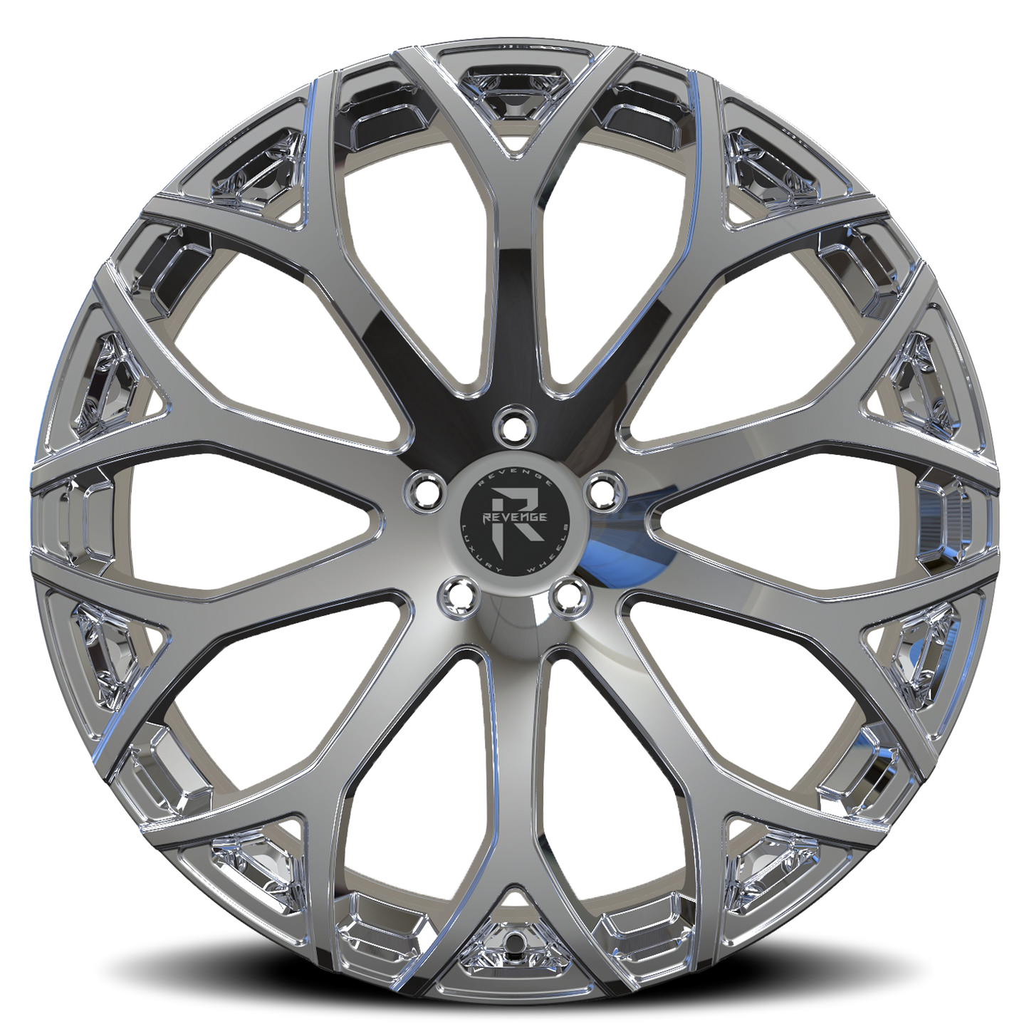REVENGE LUXURY RL-105 22X9 35 5X114.3 CHROME
