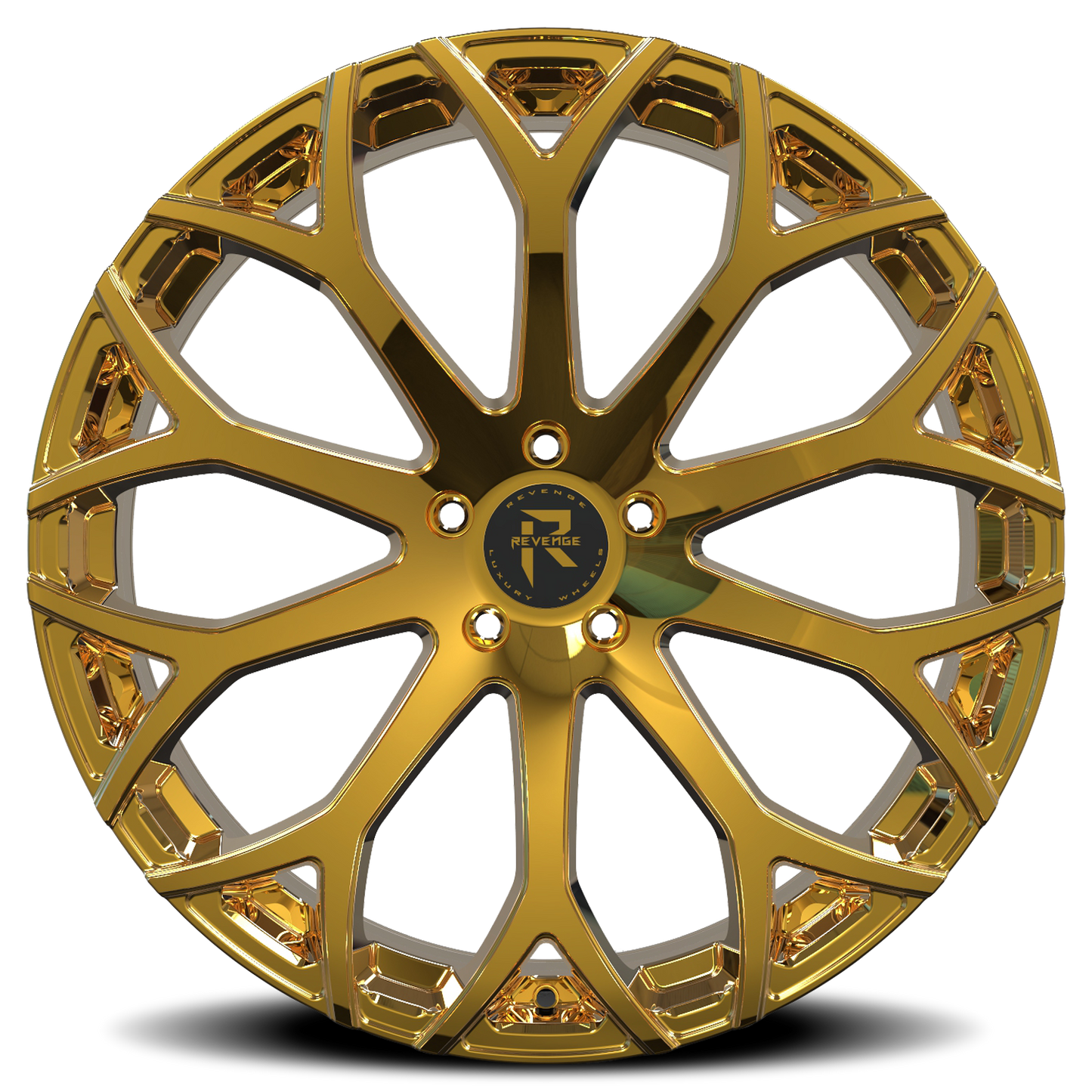 REVENGE LUXURY RL-105 22X9 20 5X115 GOLD