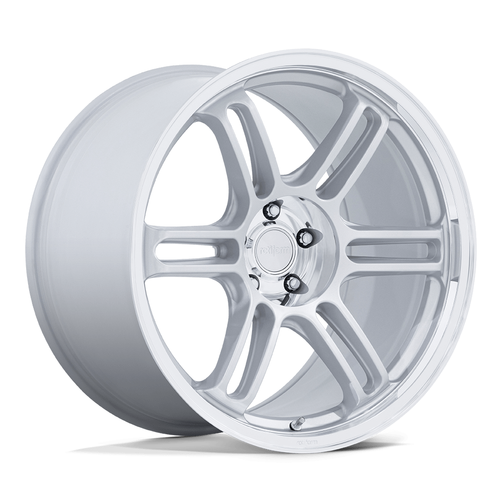Rotiform RC209 RPS - 20x12 25mm 5x114.3 MATTE SILVER W/ DIAMOND CUT LI Wheel | RC209SD20121225
