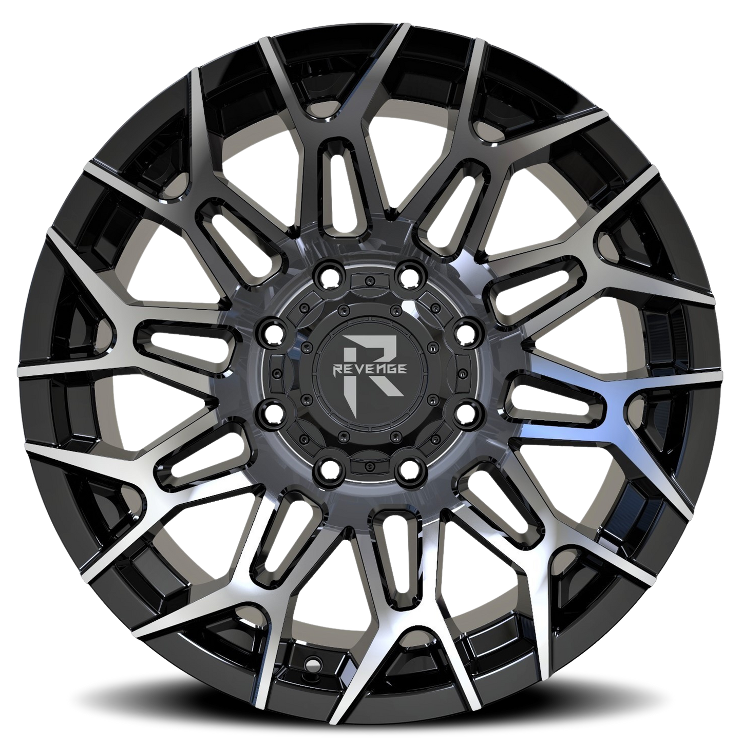 REVENGE OFFROAD RV203 20X10 -19 8X165.1 BLACK MACHINED