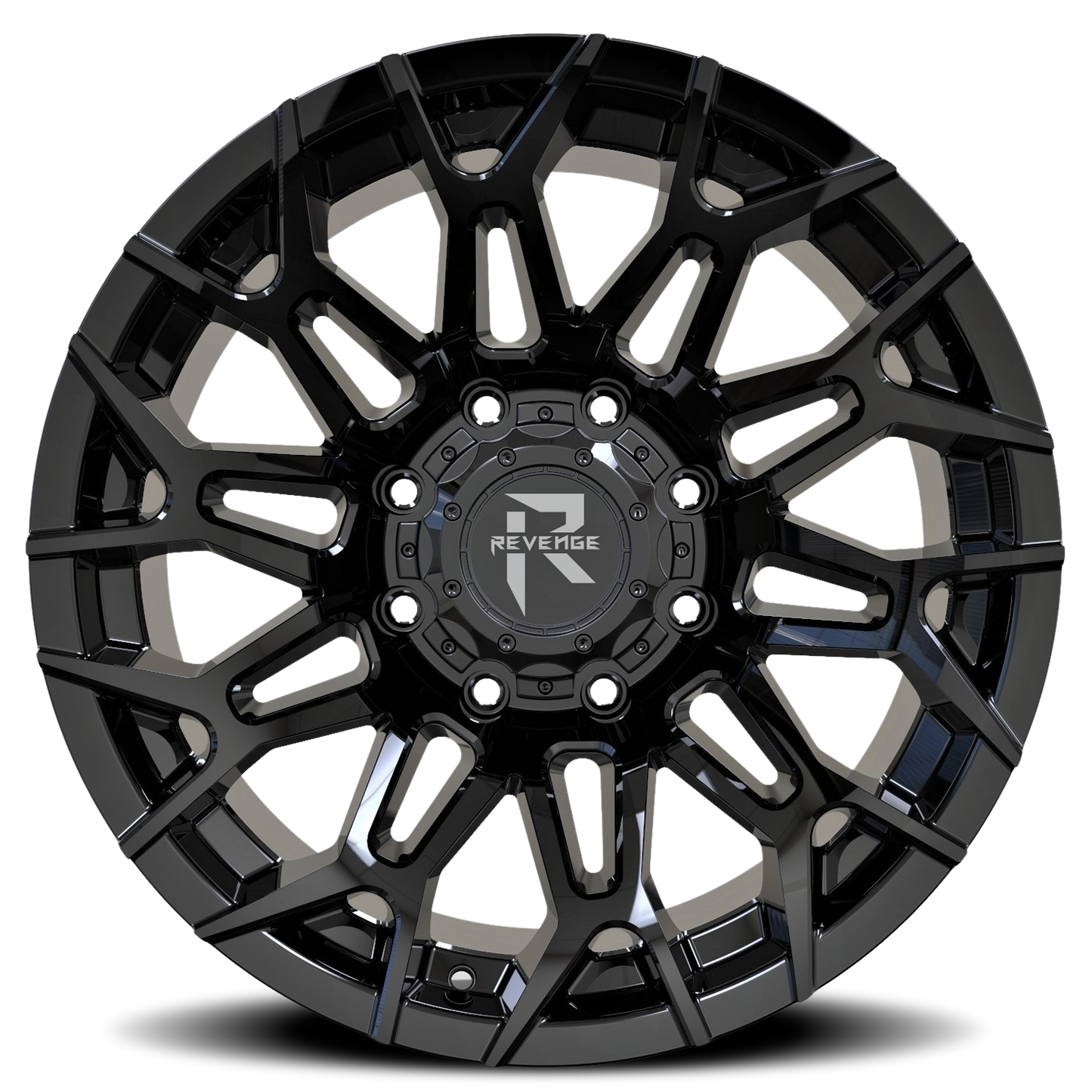 REVENGE OFFROAD RV203 20X10 -19 8X180 GLOSS BLACK