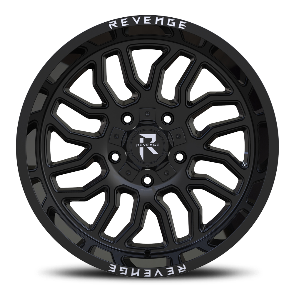 REVENGE OFFROAD RV205 22X12 -44 8X165.1 GLOSS BLACK