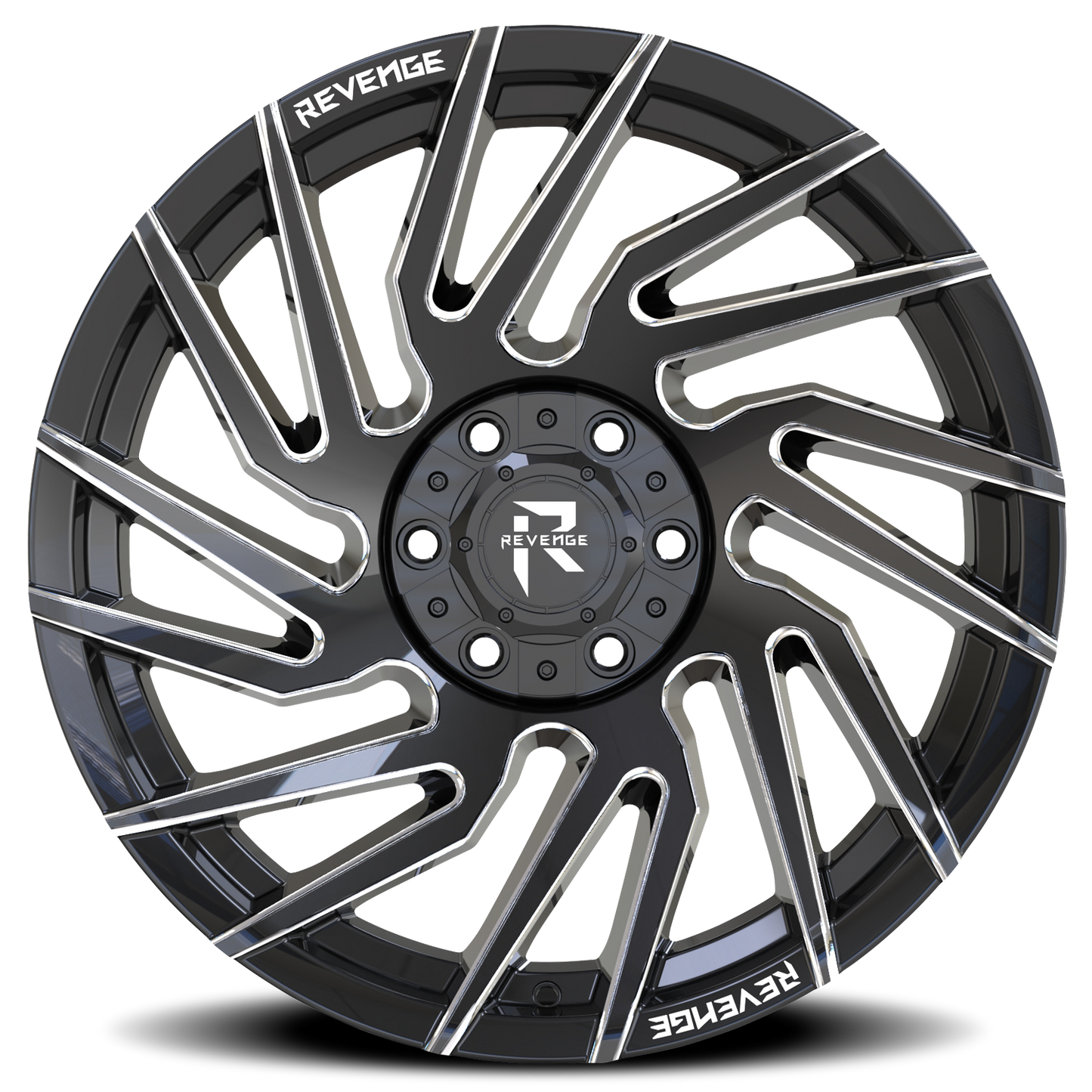 REVENGE OFFROAD RV207 20X10 -19 6X135/6X139.7 BLACK MILLED