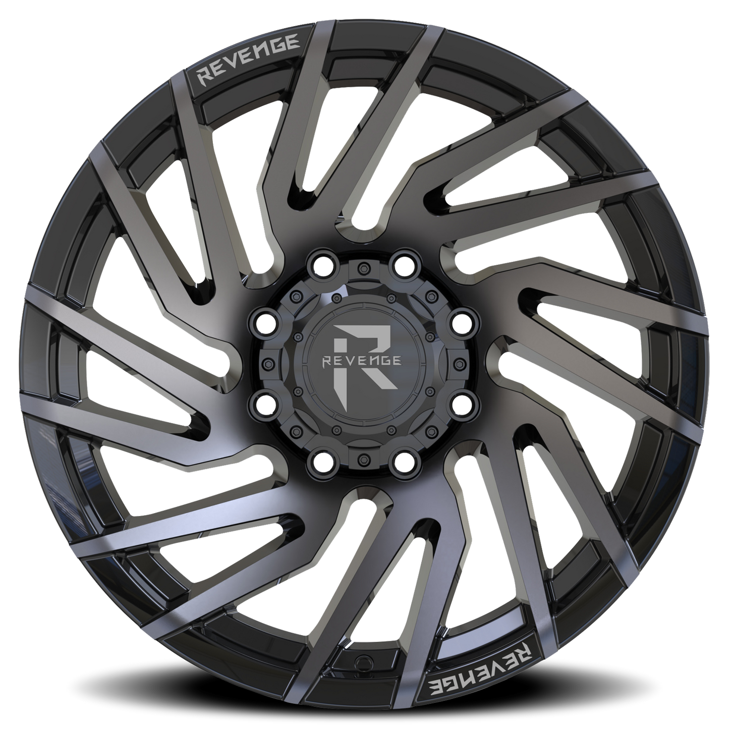 REVENGE OFFROAD RV207 20X10 -19 8X180 TITANIUM BLACK MACHINED