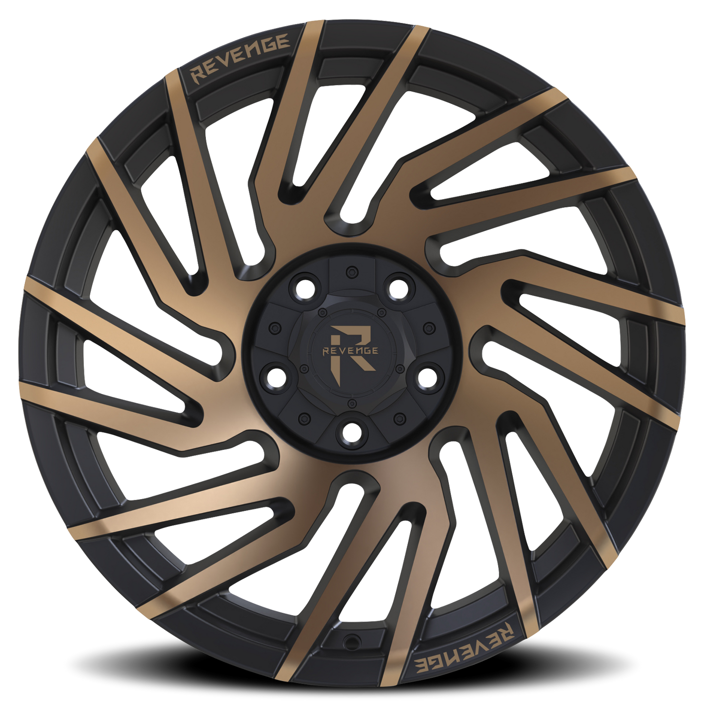 REVENGE OFFROAD RV207 20X10 -19 5X127/5X139.7 SATIN BRONZE BRONZE MACHINED-DOUBLE DARK TINT