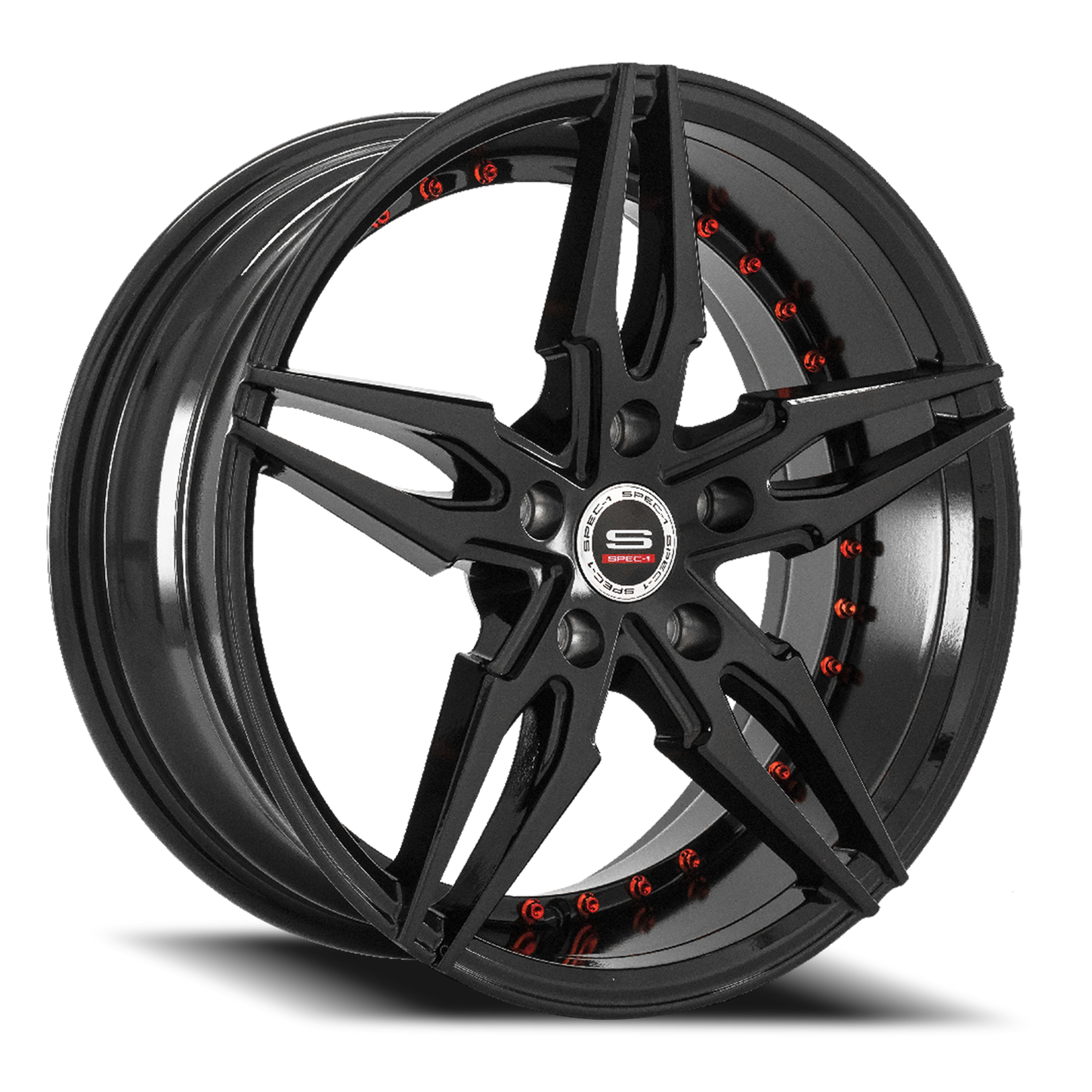 SPEC-1 SP-46 18X8 38 5X114.3 GLOSS BLACK
