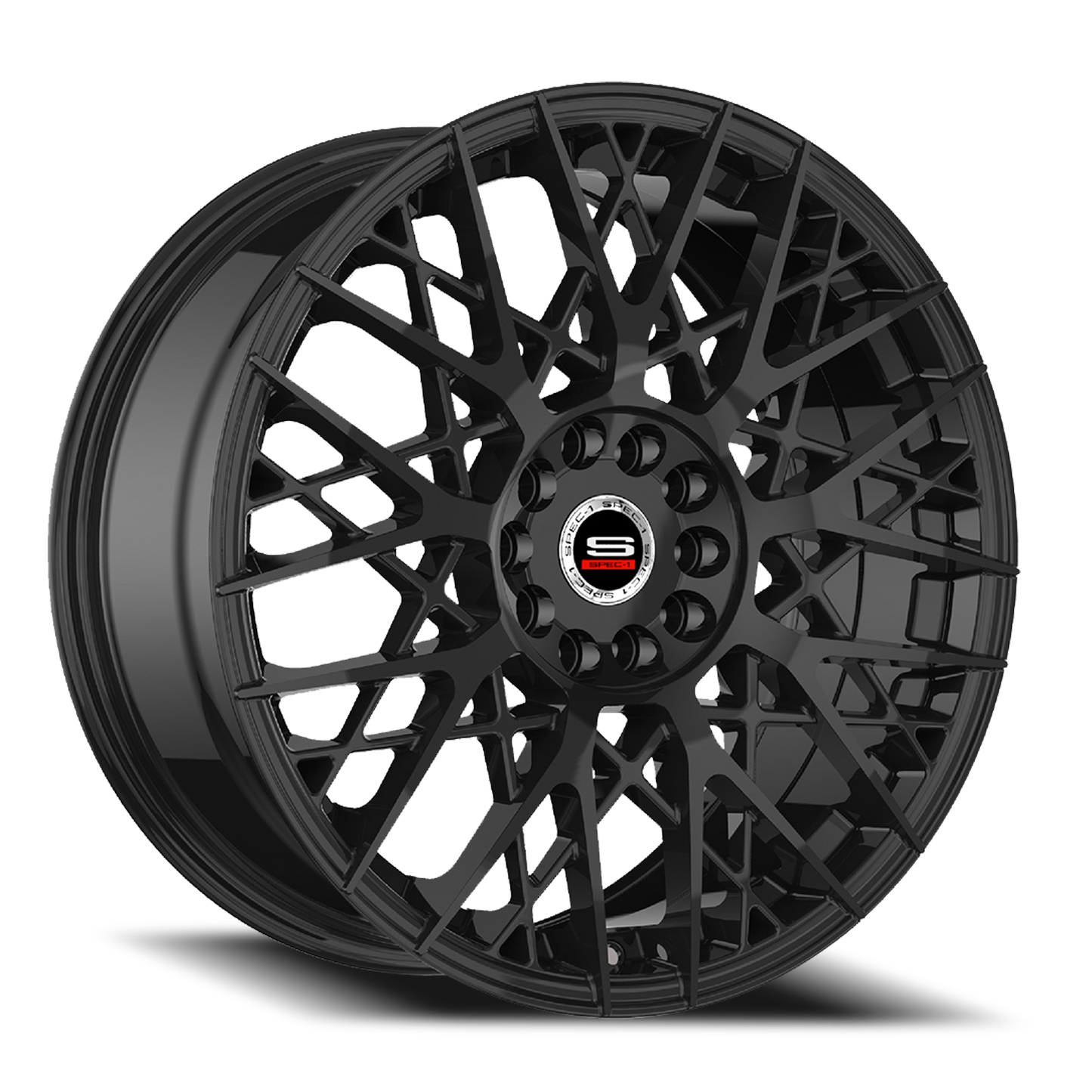 SPEC-1 SP-53 18X8 38 5X114.3/5X120 GLOSS BLACK