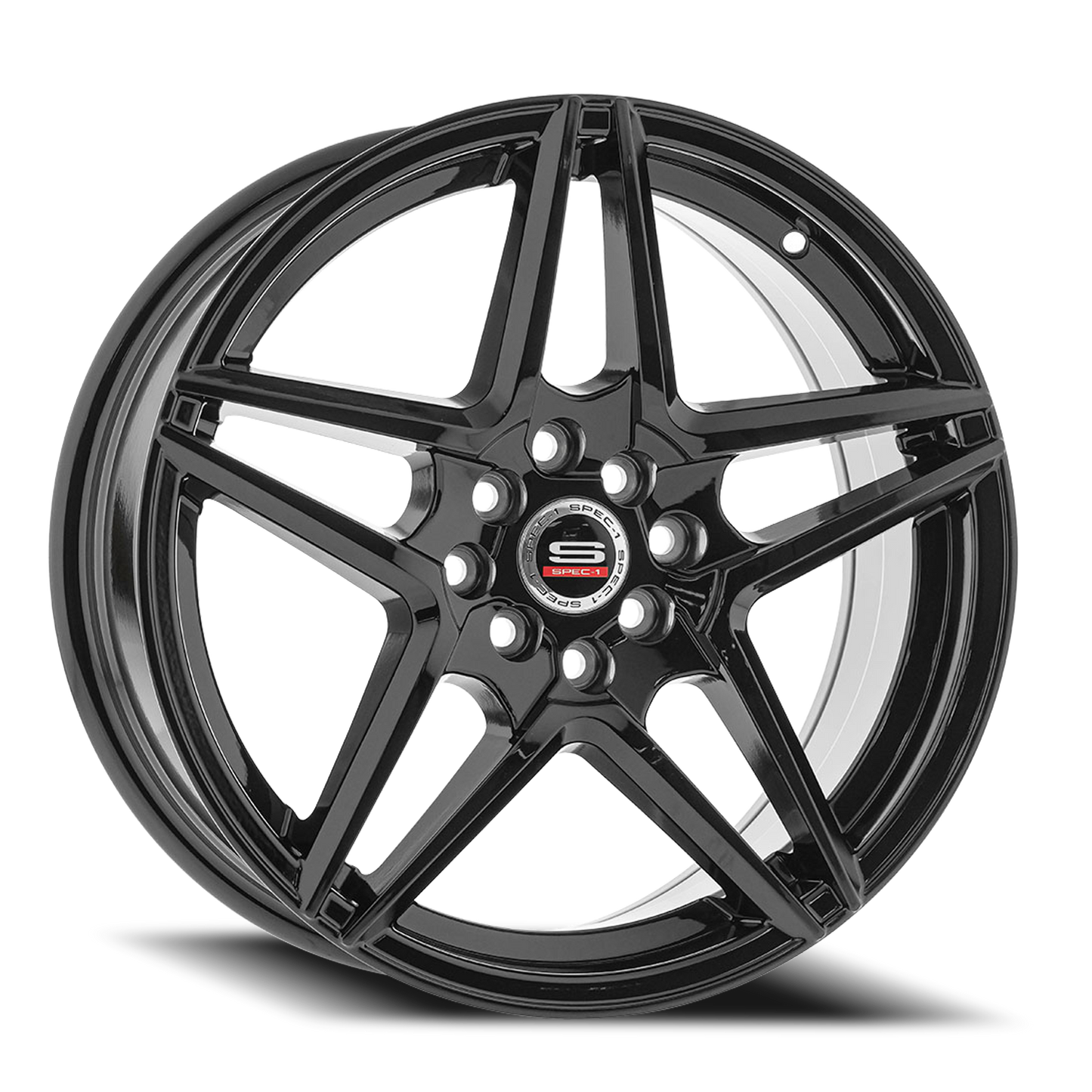 SPEC-1 SP-54 18X8 38 5X110/5X114.3 GLOSS BLACK