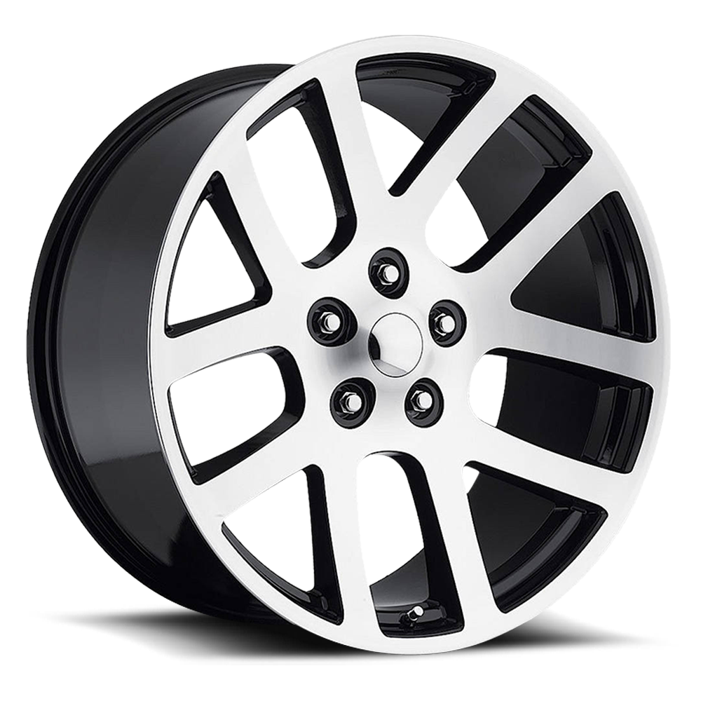 Strada Wheel Replicas SRT10 R107 24x10 25 5x139.7 Gloss Black Machined