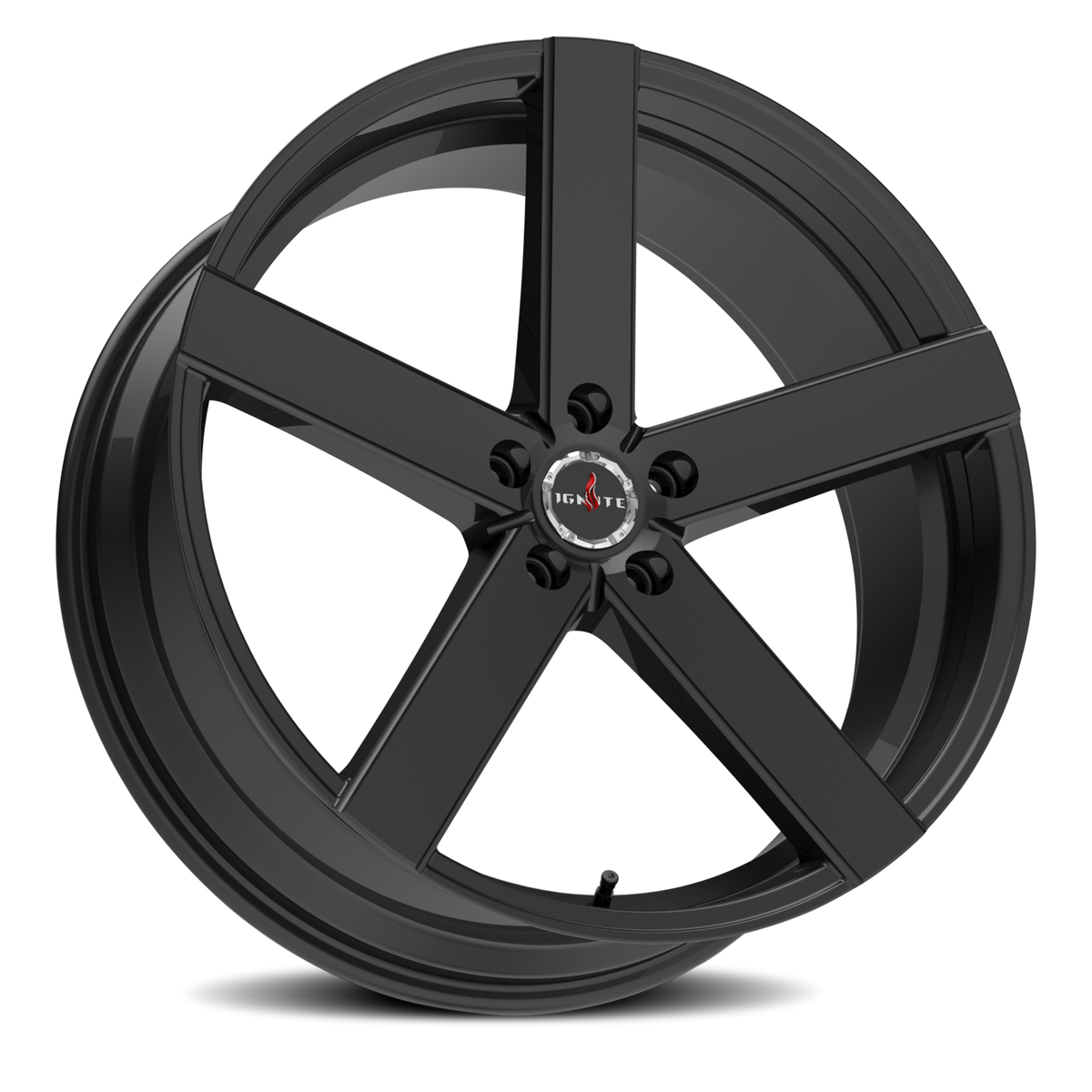 IGNITE G01 SPARK 22X8.5 35MM 5X114.3 ALL GLOSS BLACK | G0128551435GB