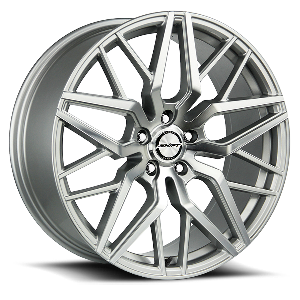 SHIFT H33 SPRING 18X8 35MM 5X114.3 SILVER MACHINED | H33851435SM