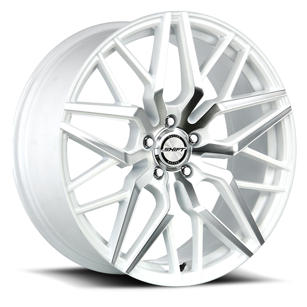 SHIFT H33 SPRING 22X9 15MM 5X115 WHITE MACHINED | H33251515WM