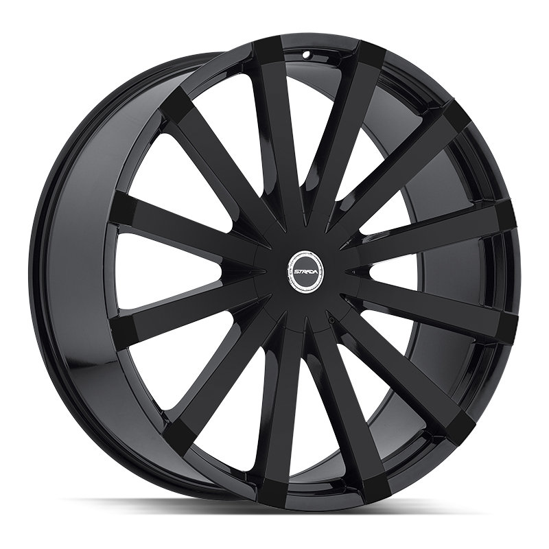 STRADA S50 GABBIA 24X10 15MM BLANK ALL GLOSS BLACK | S50400015GB