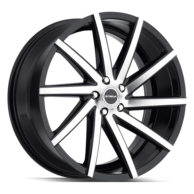 STRADA S41 SEGA 26X9.5 15MM BLANK GLOSS BLACK MACHINED | S41600015GBM