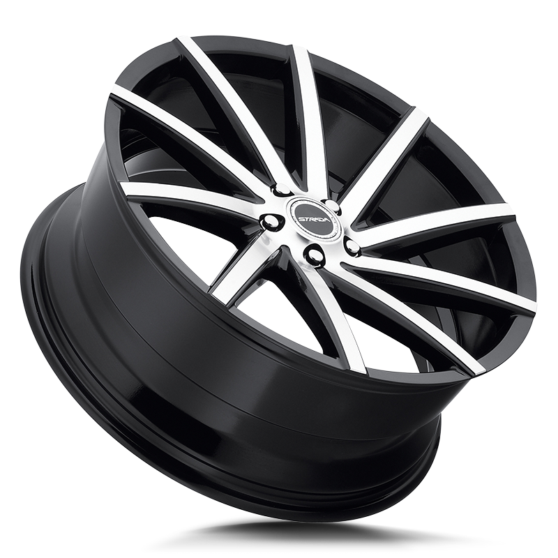 STRADA S41 SEGA 26X9.5 15MM BLANK GLOSS BLACK MACHINED | S41600015GBM