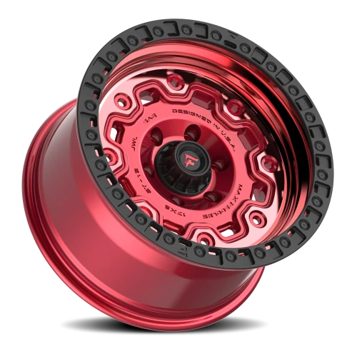Fittipaldi Offroad Terra Series - 20x9 +18mm 8x165.1 Machined Wheel | FT100-20908165P18RTB