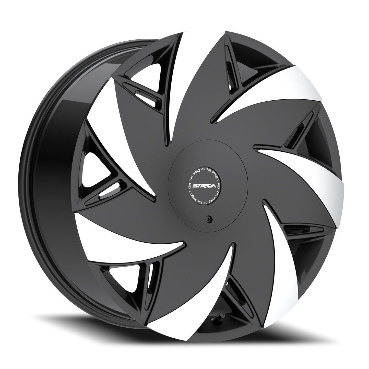 STRADA S67 TURBINA 22X9 24MM 6X135/6X139.7 GLOSS BLACK MACHINED TIPS | S6729060724GBMT
