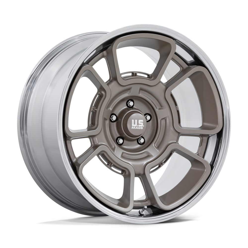 Us Mag 1Pc UC147 FLAGSTAFF - 22x9 0mm Blank PEWTER W/ CHROME LIP Wheel | UC147AP22900000